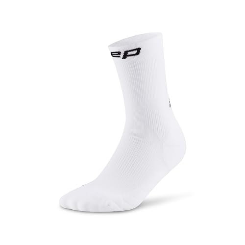 Best Running Compression Socks for Peak Performance 11 CEP Core Run Mid Cut Compression Socks 5.0, White, Unisex, LG