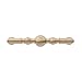 Richelieu Hardware BP8789128CHBRZ Firenze Collection 5 1/16-inch (128 mm) Center-to-Center Champagne Bronze Traditional Round Cabinet and Drawer Pull Handle for Kitchen, Bathroom, and Furniture