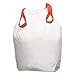 Boardwalk Drawstring Low-Density Can Liners, 13Gal, 0.8 Mil, White, 100/Carton