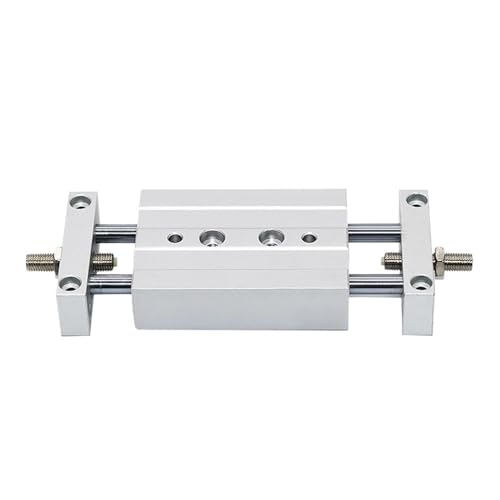 Vérin double tige STMB10 cylindre pneumatique à course réglable 175mm