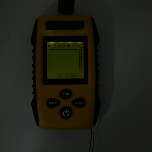 Localizador de peixe, 4 pilhas AAA Sensor sonar portátil Localizador de peixes para pesca de caiaque