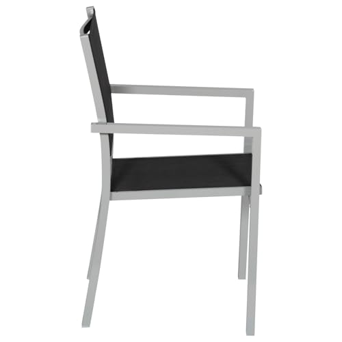 Chaises de balcon empilables légères et sans entretien lot de 6 - 6