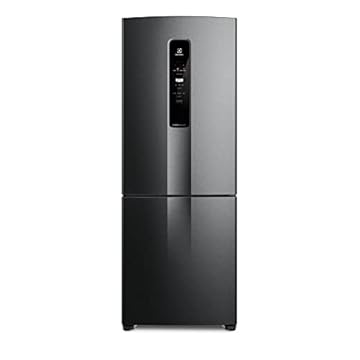 Geladeira Electrolux Inverse Inverter com AutoSense 490 L Black Inox Look (IB54B) 220V