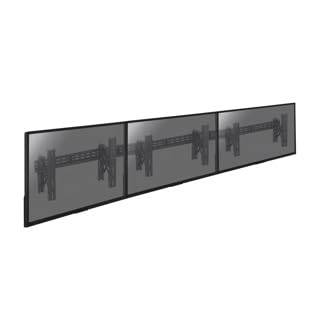 - Supporto per TV - Montaggio a parete - per 3 TV e monitor 49 - 55 - Funzione Push pull - Ideale per Videowall - 017-2113K