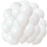 Senteria バルーン 風船 ホワイト 100個入り 小さい 10インチ ゴム風船 丸型 極厚 誕生日会 結婚式 卒業 開店 店舗装飾 お祝い 記念日 イベント ハッピーバースデー パーティー