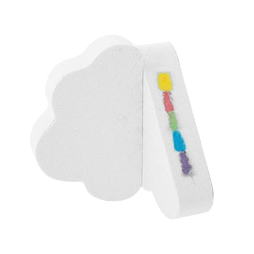 Cirrus - Bolas de sal de baño, jabón efervescente, 1 arandela flotante hinchada para bañera, cielo efervescente con espuma , cuidado personal, pellet Stratus para cabina y posada