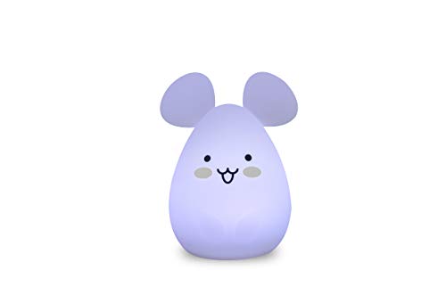 Veilleuse silicone souris Lights 4 kids, le cadeau de naissance