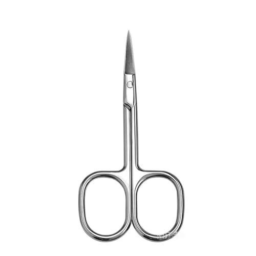 Image of Precision Cuticle Scissors - Stainless Steel Blades for Skin Care - Ergonomic Handle for Comfortable Grip - Ideal for Trimming Cuticles