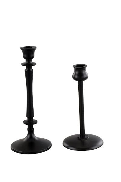 Sleek Deco Candle Holder Set of 2 Color for Home Decor Pillar Candle Holder for Dining Table Centerpiece, Coffee Table, Mantel, Or Any Table Top.Candle Stand for Home Decorations (Black Matte Finish) (B0B38NCPT6) Amazon Price History, Amazon Price Tracker