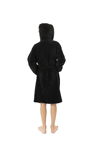 Image of BC BARE COTTON Boys Microfiber Fleece Hooded Robe
