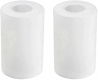 Frosted Glass Replacement Lamp Shade, 2 Pack Glass Cylinder Lamp Shade Light Fixture for Pendant Light 9 cm x 14 cm