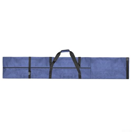 Gdfnmogo Bolsa de almacenamiento de esquí de poliéster de gran capacidad con diseño enrollable, se adapta a esquís de hasta 200 cm y botas de talla 13, bolsa de transporte para esquí (bolsa de esquís)