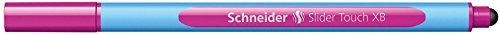 Preisvergleich Produktbild Schneider Schreibgeräte Kugelschreiber Slider Touch, Kappenmodell, XB, rosa, Schaftfarbe: cyan-rosa