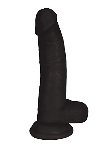 Dong 8 inch avec balls noir pour combler le manque de sensations