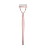 Eyelash Comb, Acavado Eyelashes Mascara Separator Tool Lash Comb with Metal Teeth (Pink)