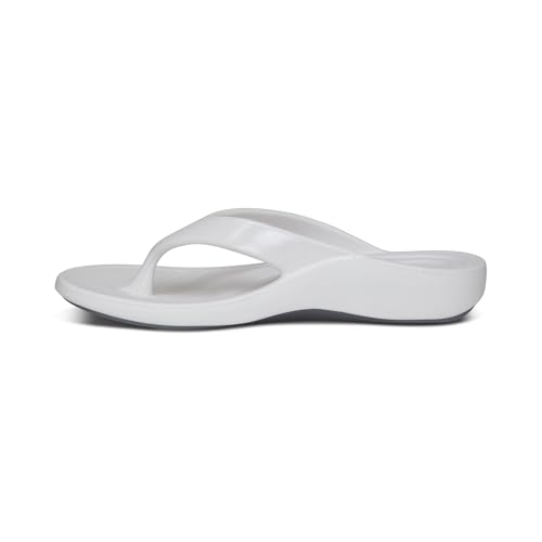 Image of Aetrex Maui Orthopedic Flip Flops for Women Arch Support - Pressure Relief Water-friendly Shock Absorption Super Soft UltraSky EVA Foam Flip Flops