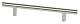 Générique - Griff Marechal Durchmesser 12 mm für Tür oder Schublade aus massivem Edelstahl – Abstand 224 mm – Länge 284 mm – Höhe 32 mm – Ø 12 mm