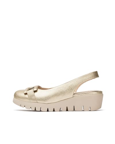 Wonders Zapato Sucre Platino para Mujer Metalizados 37