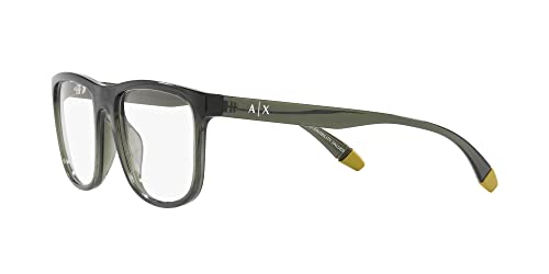 Image of Armani Exchange mens Ax3101u Universal Fit Square Prescription Eyewear Frames