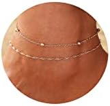 KELAIEN Ankle Bracelets for Women 14K Gold Anklet for Women Waterproof Layered Cuban Link Pearl Tennis Anklet for Teen Dainty Heart Beaded Chain Anklets Set Summer Beach Foot Chain Jewelry Gift