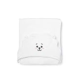 BT21 Official Merchandise by Line Friends - RJ Character Hooded Throw Blanket for Indoor/Outdoor, White