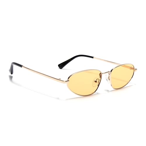 Image of Voyage UV Protected Oval Sunglasses for Men & Women