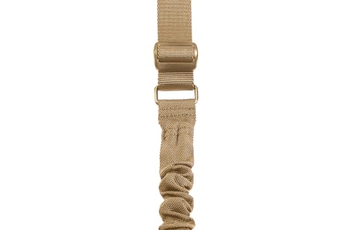 Sangle airsoft Lancer Tactical en mousse robuste avec finitions haut de gamme tan
