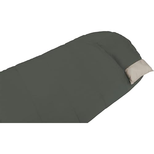 Outwell Campion Single Sleeping Bag – 3-Season Premium Rectangular Family Camping, Soft & Warm, Built-In Pillow, Comfort Hood - for Camping, Hiking, Campervan, Festivals - Image 5