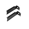 1U Rack Mount Bracket Kit Fit for Shure SLX4 SLXs SLXD4 Wireless Microphone Receivers, Metal Dual Rack Mount Kit, Black #1