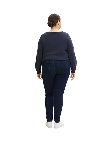 TOM TAILOR Damen 1013516 Plussize Skinny Jeans Mit Stretch, 10133 - Dark Dye Dlue Denim, 48 EU