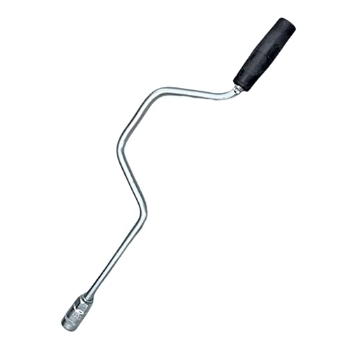 Manivelle de cric ergonomique pour changer une roue dans son garage