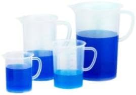Lab Plastik Kulplu Beher  l  Kab  1000 ml