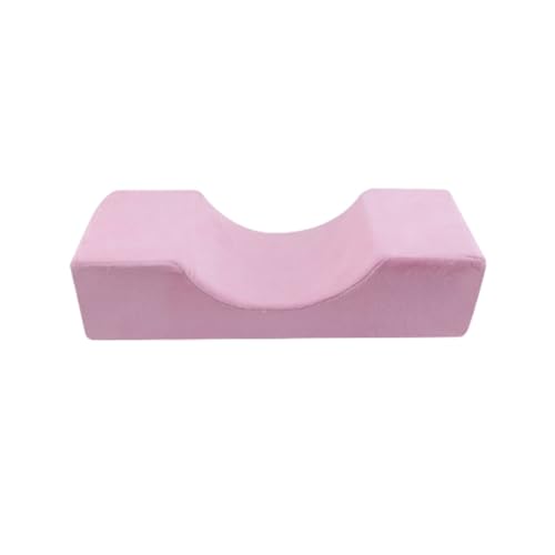 NeaxgeandX Reposacabezas en forma de U, soporte para el cuello, transpirable, cómodo, almohada para dormir, cojín de extensión de pestañas, injerto profesional, rosa