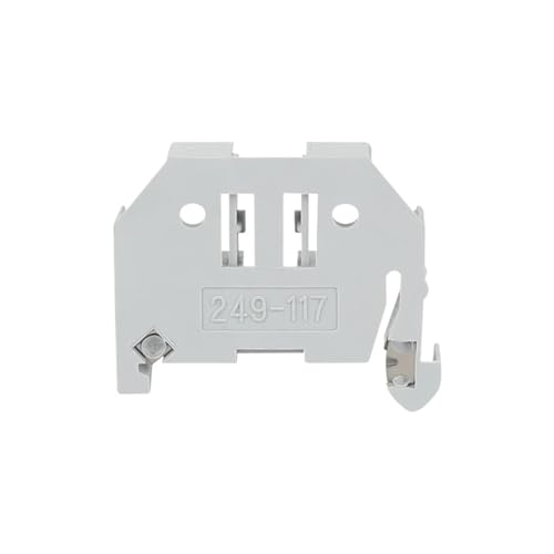 Support d'extrémité 249-117 contre le glissement de bornier sur rail DIN 35 mm micro-fil