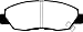 EBC Brakes DP2812/2 Greenstuff 2000 Series Sport Brake Pad