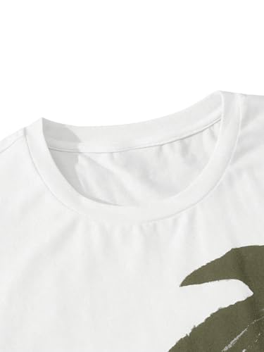 SOLY HUX Men's 2 Piece Outfits Graphic Print Short Sleeve T Shirt Tops and Sweatpants Set4