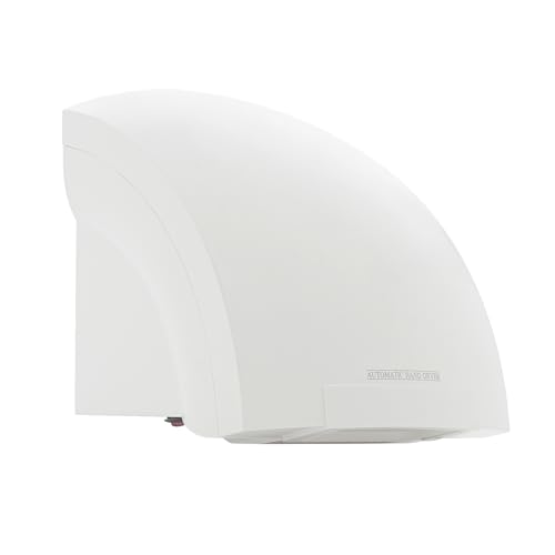 chennnls 1200W Händetrockner Automatisch Elektrischer Handtrockner mit Infrarot Sensor & 30m/s Windgeschwindigkeit Wandmontage Handtrockner IPX4 für Toilette Hotel Restaurant (220-240V)
