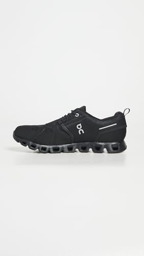On Men's Cloud 5 Waterproof Sneakers, All Black, 10 Medium US