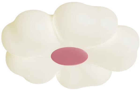 Lámpara LED regulable infantil con luz protectora y diseño nórdico de flor blanca 1