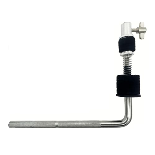 TUOREN Cymbal Hi-Hat Arm Attachment 11mm Diameter Closed Hi-Hat L-Rod for Cymbal Hi Hat Stand Hardware Accessories