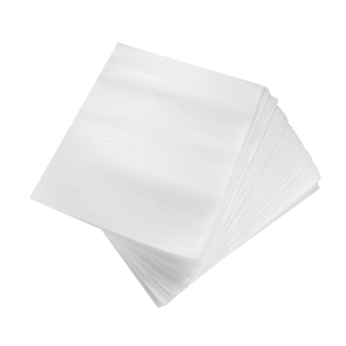Toyvian Lot de 100 Sachets en Mousse Epe Blanc pour Déménagement Vaisselle, Protection Étanche et Rembourrage pour Objets Fragiles Vaisselle Assiettes