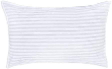 GB TEXTILE Pack Of 4 Egyptian Stripe Luxury Soft Pillows Hollowfibre Filled