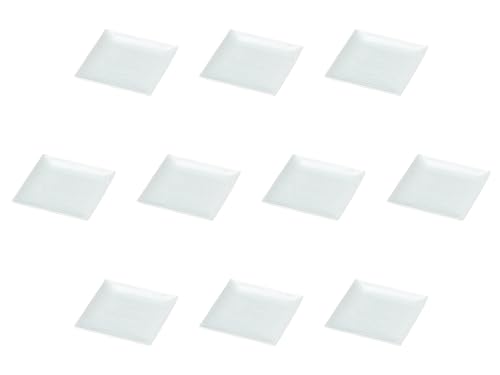 Set of 10, Square Square Dish, Blue and White, 5.9 x 5.9 x 0.7 inches (15 x 15 x 1.7 cm) | Setomonohonpo