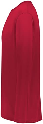 Holloway Momentum Long Sleeve Tee M Scarlet #TOP4