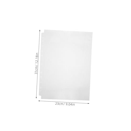 Pochettes PVC double face transparentes pour protéger 120 photos en classeur