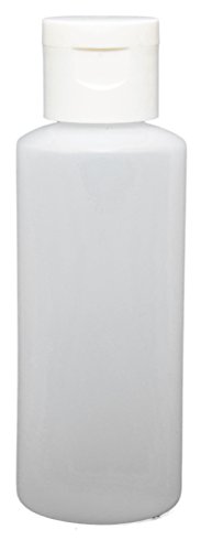 12-2-ounce Travel Bottles with Flip Caps (White Cap)
