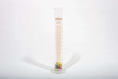 Cylindre mesureur en verre borosilicate 250ml pour dosage précis