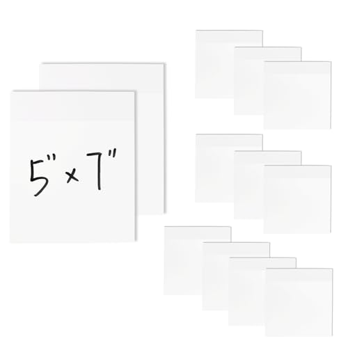 Transparent Sticky Notes, See Through Self-Adhesive Post it Notes 12 Pads