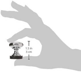 Chrome Handled Holding Magnet for Kitchens Child Proofing, Cupboards, Doors - 27mm dia x 30mm high - 6.4kg Pull - North - Image 3