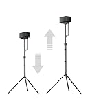 ULTIMEA Adjustable Speaker Stands Pair, Height 24.4'-36.6', Floor Stands for Surround...